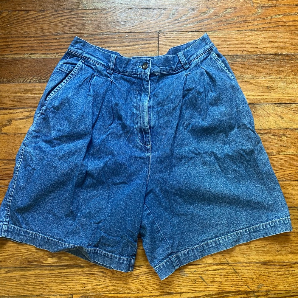 denim shorts